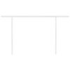 vidaXL Markise Manuell Einziehbar mit LED 4,5x3,5 m Creme