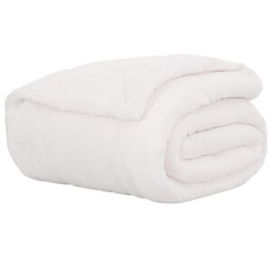 vidaXL Wohndecke Wei&szlig; 240 x 270 cm 3.17 kg Fleece