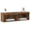 vidaXL TV-Schrankset mit LED Altholz 100 x 30 x 30 cm Holzwerkstoff