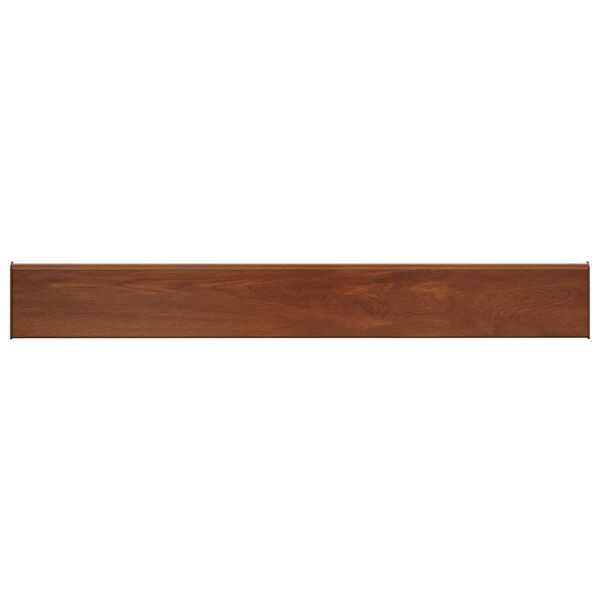 vidaXL Fensterbank Braunes Holz 80 x 15 x 4,5 cm PVC