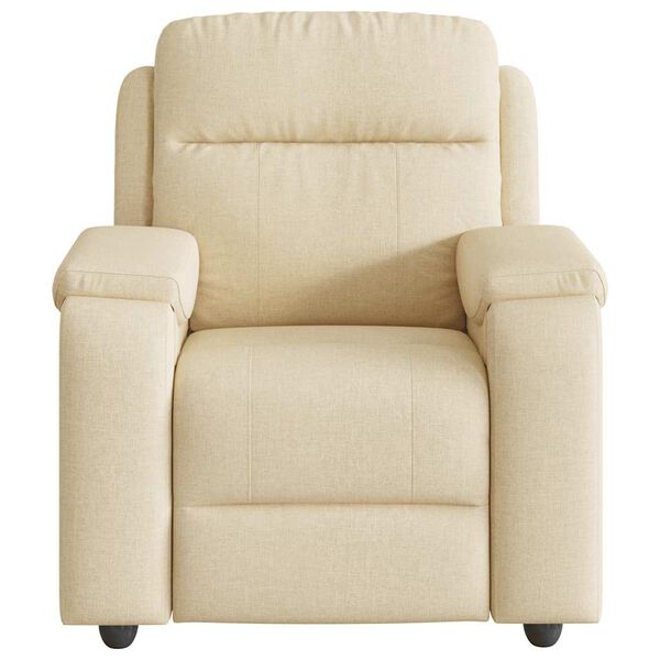 vidaXL Relaxsessel Creme Stoff