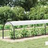 vidaXL Transparente Plane mit &Ouml;sen 1x8 m Polyethylen