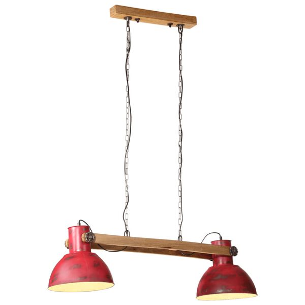 vidaXL H&auml;ngelampe 25 W Rot 85x28x109 cm E27