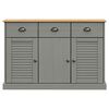 vidaXL Sideboard mit Schubladen VIGO 113x40x75 cm Massivholz Kiefer