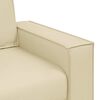 vidaXL Sofa 59cm Creme Stoff