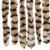 vidaXL Fliegenvorhang Beige und Braun 56x200 cm Chenille