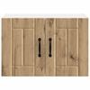vidaXL K&uuml;chenwandschr&auml;nke mit T&uuml;r 2 pcs Artisan-Eiche 60 x 31 x 40 cm
