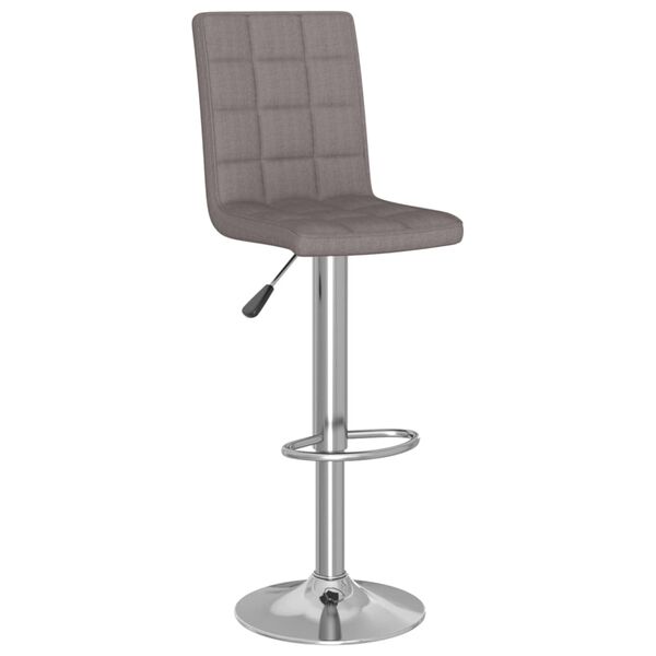 vidaXL Barhocker 2 Stk. Taupe Stoff