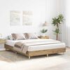 vidaXL Bettgestell ohne Matratze Artisan-Eiche 100x200cm Holzwerkstoff