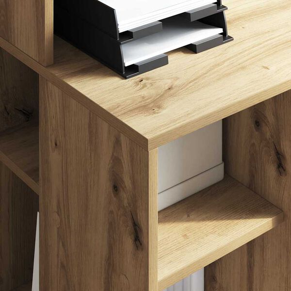 vidaXL Schreibtisch Artisan-Eiche 90 x 48 x 101,5 cm Holzwerkstoff