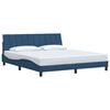 vidaXL Bettgestell ohne Matratze "Hanko" Blau 180x200 cm Stoff