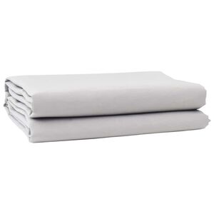 vidaXL Markisenersatzstoff Hellgrau 1000 x 160 cm Polyester