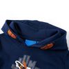 Kinder-Kapuzenpullover Marineblau 128