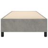 vidaXL Boxspringbettgestell Hellgrau 80x200 cm Samt