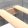 vidaXL Bettgestell Grau Sonoma 100x200 cm Holzwerkstoff