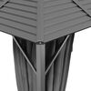 vidaXL Pavillon mit Seitenw&auml;nden & Doppeldach 3x3 m Anthrazit