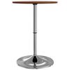 vidaXL Bartisch Dunkelbraun &Oslash;50x89,5 cm Massivholz Eiche