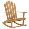 vidaXL Adirondack-Schaukelstuhl Massivholz Teak