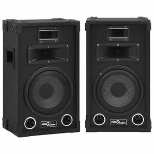 vidaXL Professionelle HiFi-/B&uuml;hnen-Lautsprecher Passiv 2 Stk. 800 W