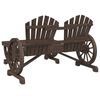 vidaXL 4-tlg. Garten-Lounge-Set Massivholz Tanne