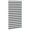 vidaXL Doppelrollo Dunkelgrau 135x200 cm Stoffbreite 130,9 cm Polyester