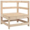 vidaXL 7-tlg. Garten-Sofagarnitur Massivholz Kiefer