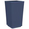 vidaXL Pflanzk&uuml;bel 2 Stk. Blaugrau 32,5x32,5x57 cm PP