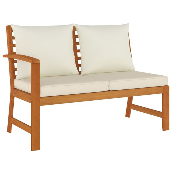 vidaXL 6-tlg. Garten-Essgruppe mit Kissen Massivholz Akazie