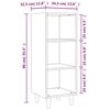 vidaXL Sideboard Sonoma-Eiche 34,5x32,5x90 cm Holzwerkstoff