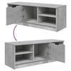 vidaXL TV-Schrank Betongrau 102x35,5x36,5 cm Holzwerkstoff