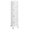 vidaXL Schlie&szlig;fachschrank mit 4 F&auml;chern 38x45x180 cm