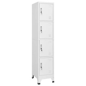 vidaXL Schlie&szlig;fachschrank mit 4 F&auml;chern 38x45x180 cm