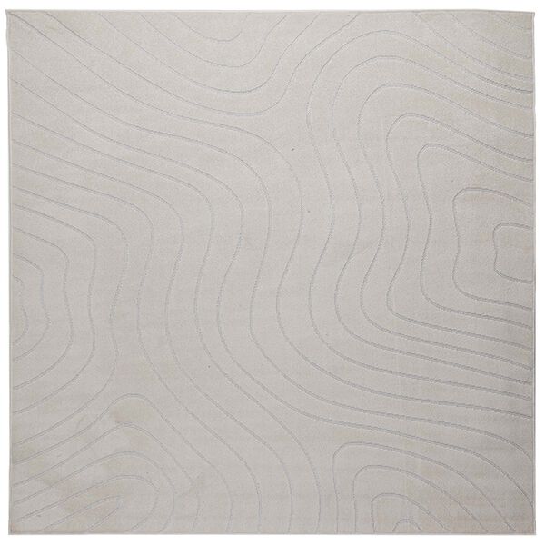 vidaXL Bereichsteppiche Quadratisch Creme 240 x 240 cm