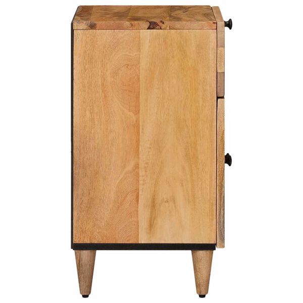 vidaXL Nachttisch Natur 50 x 33 x 60 cm Massivholz Mango