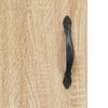 vidaXL Sideboard Sonoma-Eiche 90x34x80 cm Holzwerkstoff