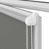 vidaXL Verdunkelungsrollo Grau 60x230 cm Stoffbreite 55,7 cm Polyester