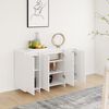 vidaXL Sideboard Wei&szlig; 120x41x75 cm Holzwerkstoff