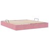 vidaXL Aufbewahrungsbett mit Matratze Rosa 180 x 200 cm Samt