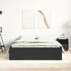 vidaXL Bettgestell Schwarz 160x200 cm