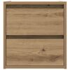 vidaXL Wand-Nachttisch Artisan-Eiche 38x34x40 cm