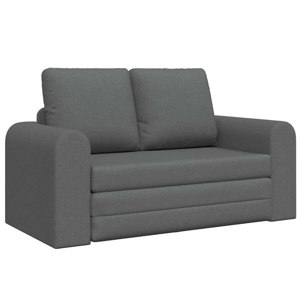 vidaXL Schlafsofa 60cm Dunkelgrau Stoff