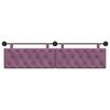 vidaXL H&auml;ngevorderseite Wandmontiert Lila 210 x 55 x 7 cm Samt