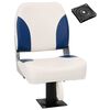 vidaXL Bootssitz mit Podest 360&deg; Drehbar