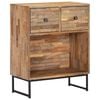 vidaXL Sideboard Recyceltes Teakholz 60x30x75 cm