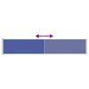 vidaXL Seitenmarkise Ausziehbar 117x600 cm Blau