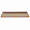 vidaXL Stufenmatten 15 Stk. 65x21x4 cm Bordeaux Rechteckiger Rand