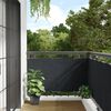 vidaXL Balkonsichtschutz Oxfordgewebe 75x400 cm Anthrazit