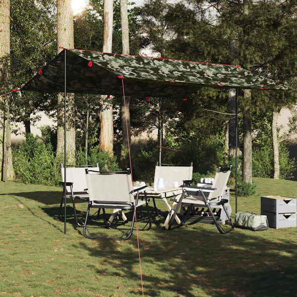 vidaXL Tarp Tarnmuster 366x306 cm Wasserdicht