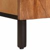 vidaXL Sideboard mit Speicher Akazienbraune Oberfl&auml;che 60 x 33 x 75 cm