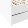 vidaXL Tagesbett mit Schubladen ohne Matratze Wei&szlig; 90x200 cm